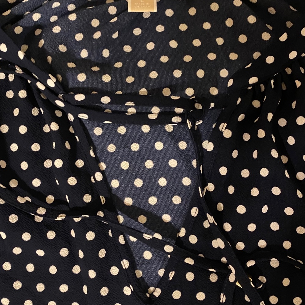 Michael Kors polka  dot print crêpe blouse - Picture 9 of 12